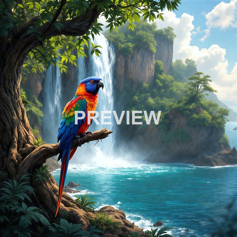 an-island-with-a-waterfall-and-a-rare-colorful-bird-s (41)_250320195619_Filename Text 2_00987_Filename Text 3_result